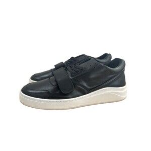 Alma Mater Gamma 4 Black Leather Sneakers Men's Designer Sz 41 EU/US 8.5 NEW